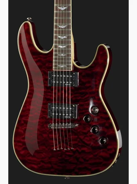 Schecter Omen Extreme 6 BCH, yksityiskohta 4