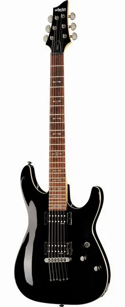 Schecter Omen 6 GBK edestä