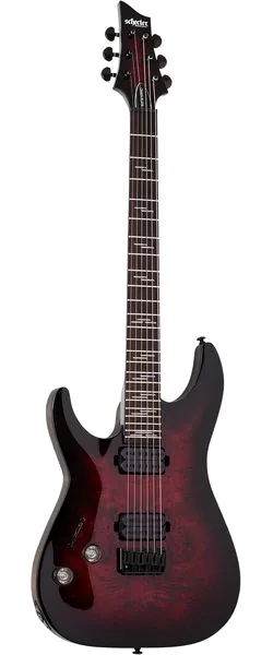 Schecter Omen Elite-6 LH BCHB edestä