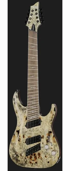 Schecter Omen Elite-8 MS Charcoal, yksityiskohta 2