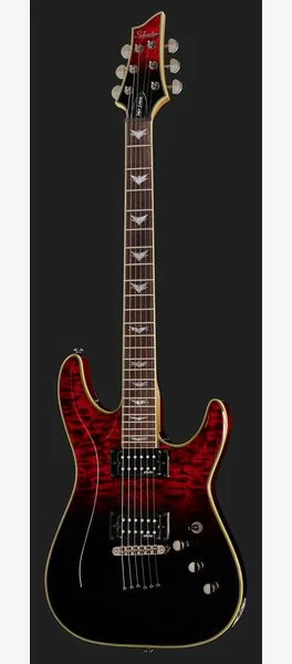 Schecter Omen Extreme 6 Blood Burst, yksityiskohta 2