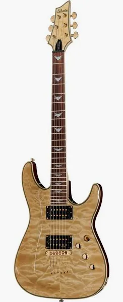 Schecter Omen Extreme 6 Gloss Natural edestä