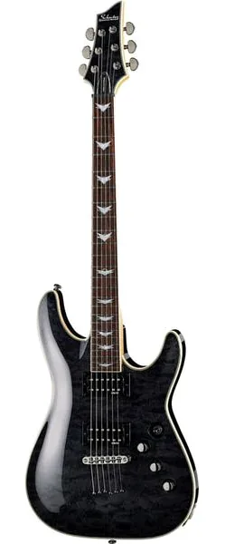Schecter Omen Extreme 6 STBLK edestä