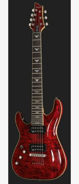 Schecter Omen Extreme-7 LH BKCH, yksityiskohta 2