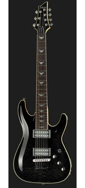 Schecter Omen Extreme 7 STBLK, yksityiskohta 2