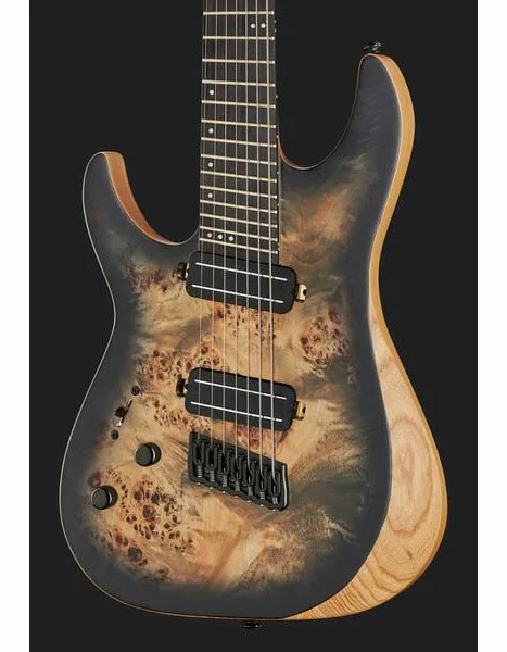 Schecter Reaper 7 Multiscale SCB LH, yksityiskohta 4