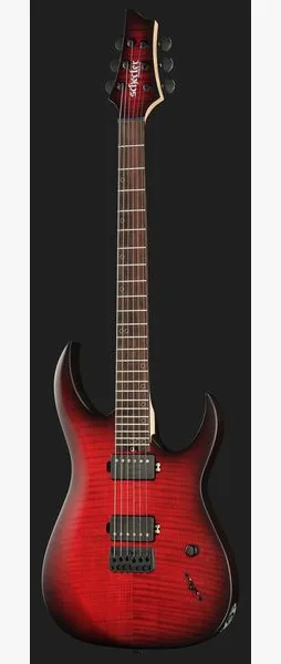 Schecter Sunset 6 Extreme SB, yksityiskohta 2