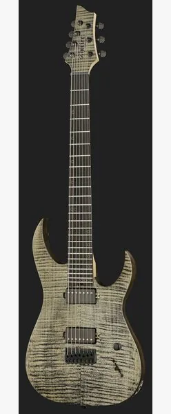 Schecter Sunset -7 Extreme Grey Ghost, yksityiskohta 2