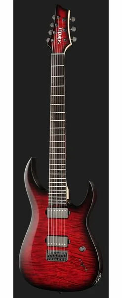 Schecter Sunset -7 Extreme SB, yksityiskohta 2
