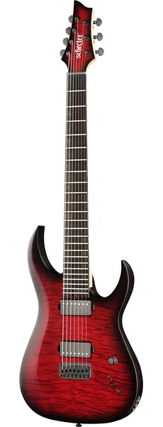 Schecter Sunset -7 Extreme SB edestä