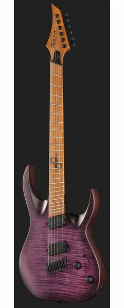 Solar Guitars A1.6FDPB-FF Flame Purple Burst, yksityiskohta 2