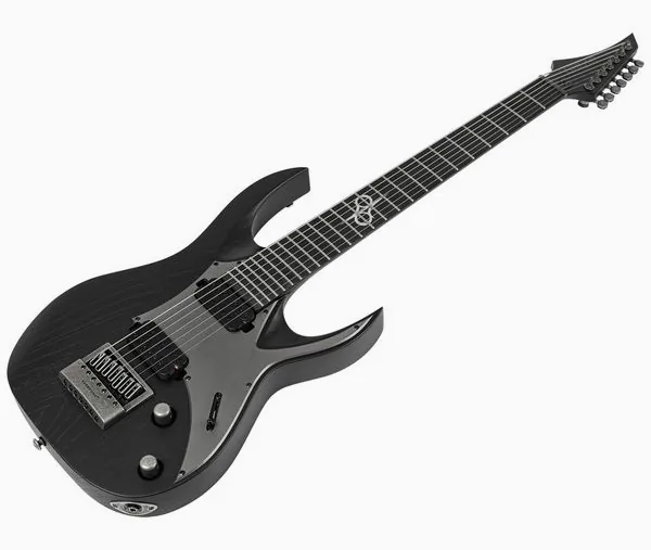 Solar Guitars A1.7DBOP Black Open Pore, yksityiskohta 3