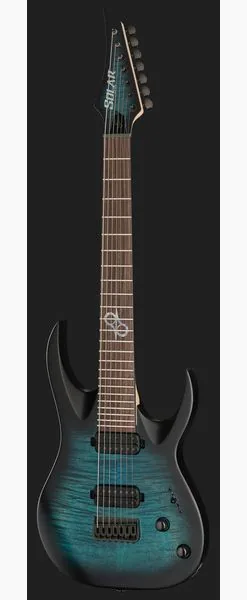 Solar Guitars AB2.7Blue Burst Thomann LTD, yksityiskohta 2