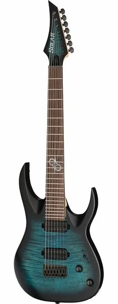 Solar Guitars AB2.7Blue Burst Thomann LTD edestä