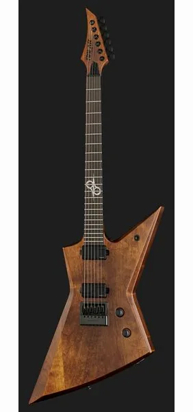 Solar Guitars E1.6AAN Aged Natural Matte, yksityiskohta 2