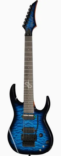 Solar Guitars SBR1.7FRQOB Sustainiac+ edestä