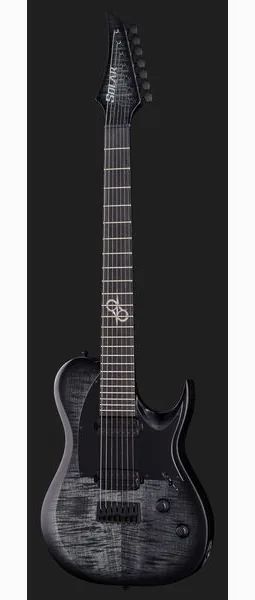 Solar Guitars T2.7FBB-Flame Black Burst, yksityiskohta 2