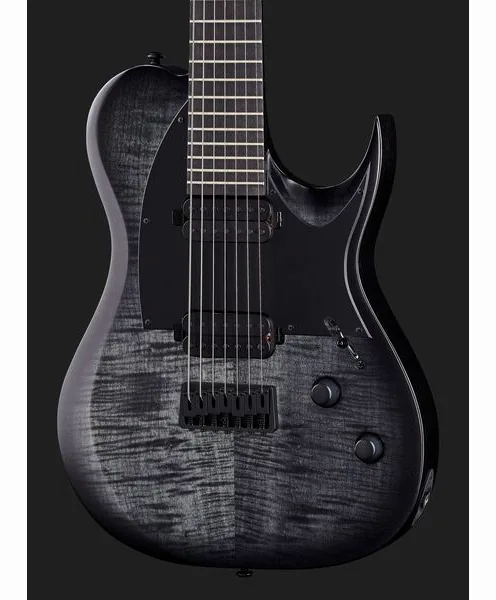 Solar Guitars T2.7FBB-Flame Black Burst, yksityiskohta 4