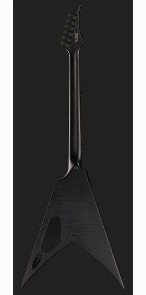 Solar Guitars V2.6FBB Baritone Flame Black, yksityiskohta 3
