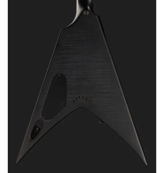 Solar Guitars V2.6FBB Baritone Flame Black, yksityiskohta 5