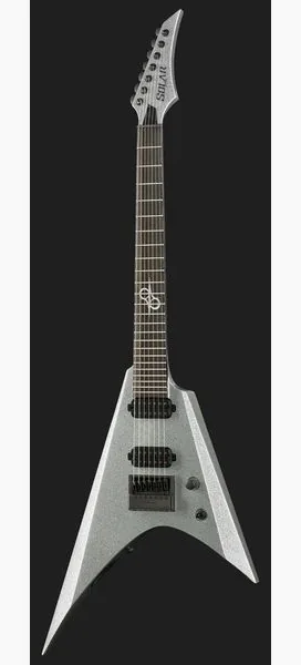Solar Guitars VAR1.7SP Silver Sparkle, yksityiskohta 2