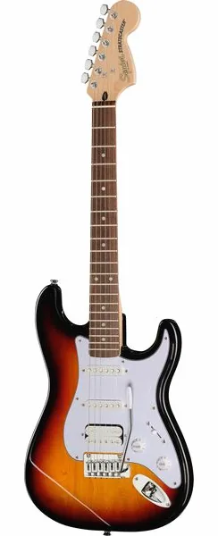 Squier Affinity Strat Junior HSS 3TS edestä