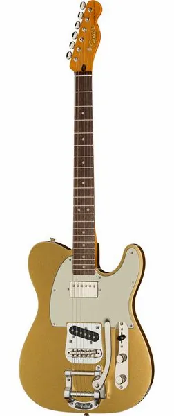 Squier CV Custom Tele BIGS SH PPG AZG edestä