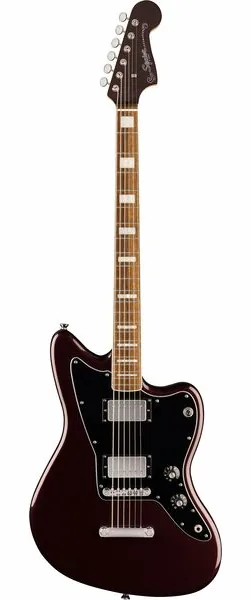 Squier Paranormal Jazzm Baritone OXB edestä