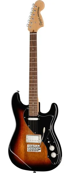 Squier Paranormal Strat Deluxe 3CSB edestä
