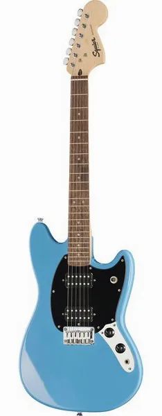 Squier Sonic Mustang HH California BL edestä
