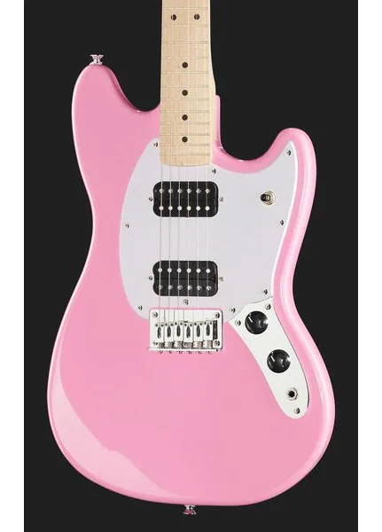 Squier Sonic Mustang HH Flash Pink, yksityiskohta 4