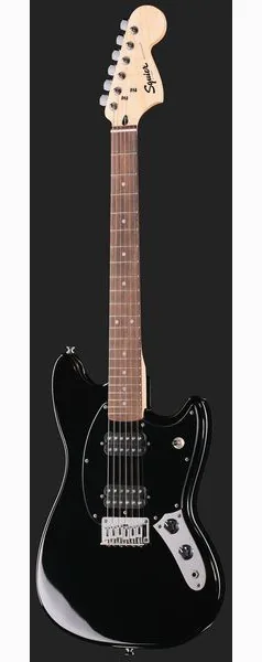 Squier Sonic Mustang HH LRL BLK, yksityiskohta 2
