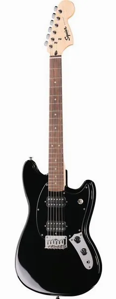 Squier Sonic Mustang HH LRL BLK edestä