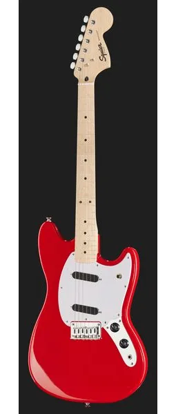 Squier Sonic Mustang MN Torino Red, yksityiskohta 2