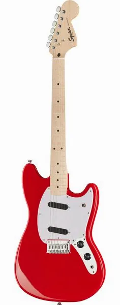 Squier Sonic Mustang MN Torino Red edestä