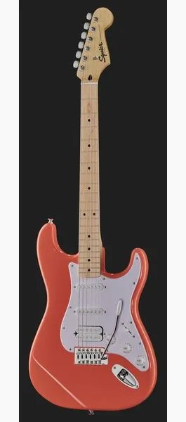 Squier Sonic Strat HSS TCoral, yksityiskohta 2
