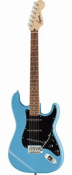 Squier Sonic Strat LRL California BL edestä