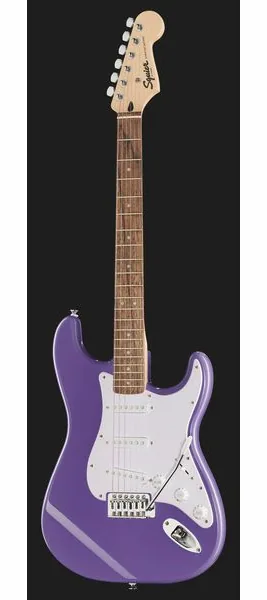 Squier Sonic Strat LRL Ultraviolet, yksityiskohta 2