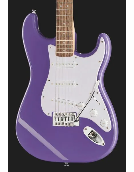 Squier Sonic Strat LRL Ultraviolet, yksityiskohta 4