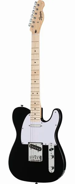 Squier Sonic Tele MN Black edestä