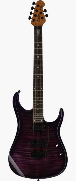 Sterling by Music Man JP150DFM Purple Nebula edestä