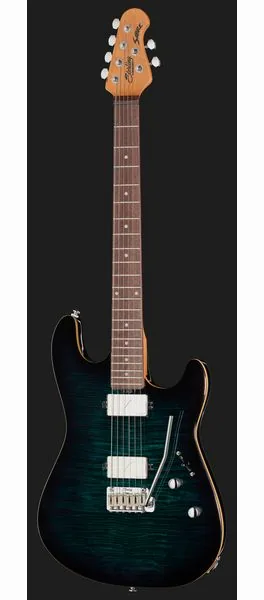 Sterling by Music Man Sabre Deep Blue Burst, yksityiskohta 2