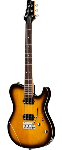 Suhr Oso 2-Tone Tobacco Burst edestä
