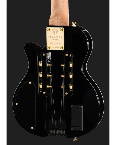 Traveler Guitar EG-1 Custom V2 Gloss Black, yksityiskohta 5