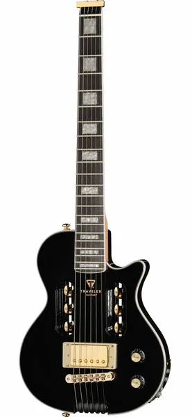 Traveler Guitar EG-1 Custom V2 Gloss Black edestä