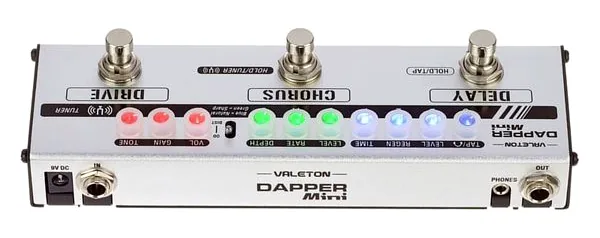 Valeton Dapper Mini 4 Effect Strip, yksityiskohta 5