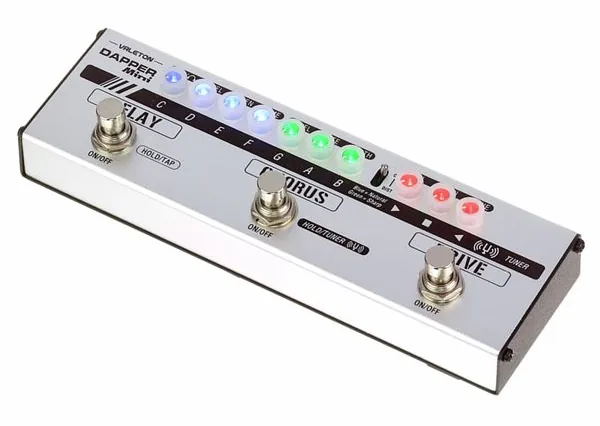Valeton Dapper Mini 4 Effect Strip edestä