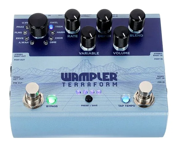 Wampler Terraform Modulator, yksityiskohta 3