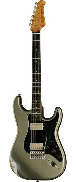 Xotic Guitars XSC-3 Pepper Gray Heavy Aged edestä