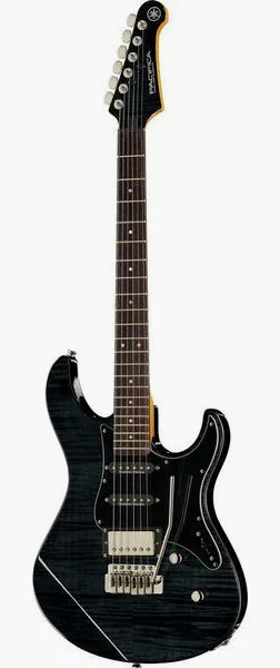 Yamaha Pacifica 612V II FM TBL edestä